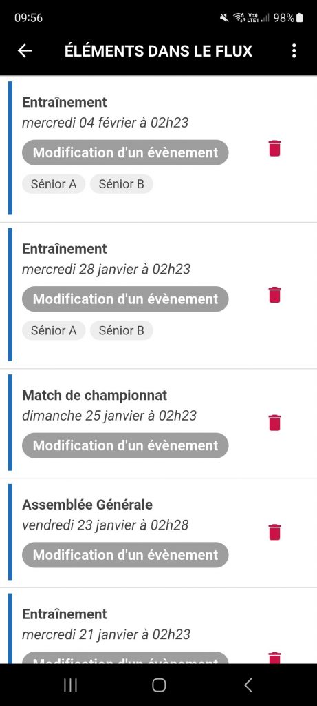 Maîtrisez les éléments visibles sur l'application mobile en supprimant ceux que vous souhaitez faire disparaître